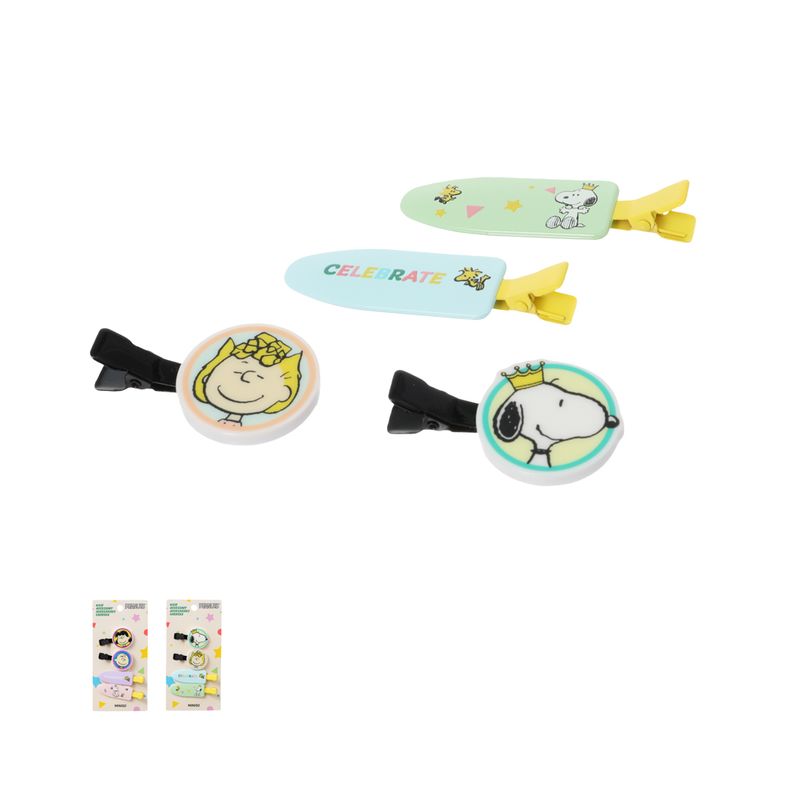 Set-de-broches-para-cabello-colecci-n-snoopy-4-pzas-Snoopy-1-25196