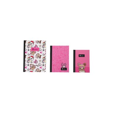 Juego de cuadernos de 40 hojas pdq serie tokidoki -  Tokidoki