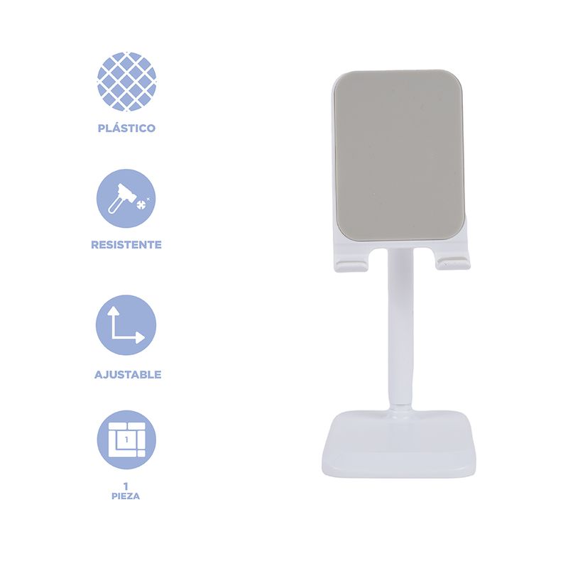 Soporte-para-celular-con-altura-ajustable-para-escritorio-blanco-miniso-Miniso-3-25228