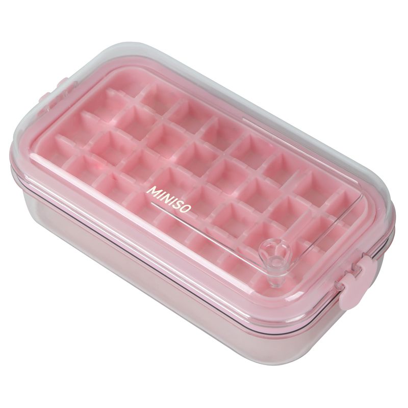 Molde-bandeja-grande-para-cubitos-de-hielo-rosa-Miniso-1-25736
