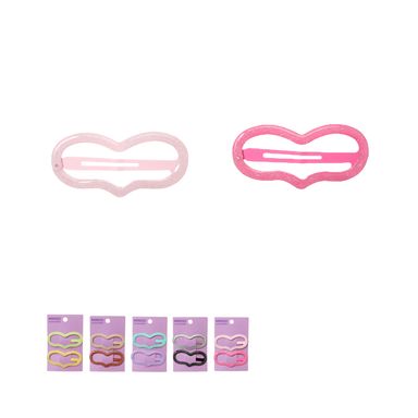 Set de broches para cabello miniso corazones 2 pzas -  Miniso