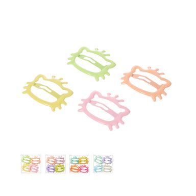 Set de broches para cabello miniso estuche rectangular gatitos 8 pzas -  Miniso