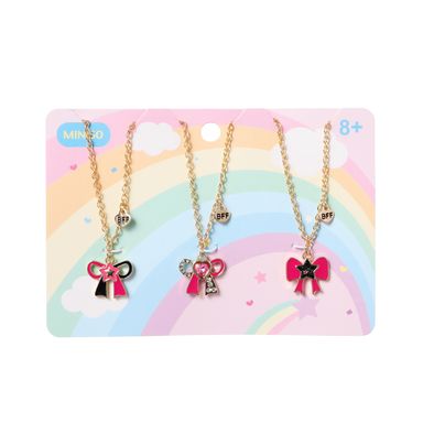 Set de collares bff miniso colección funny monos 3 pzas -  Miniso