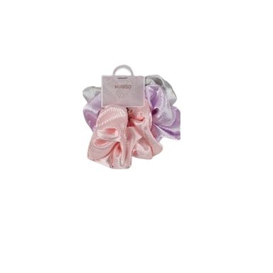 Set de ligas para cabello miniso satinadas 3pzas -  Miniso