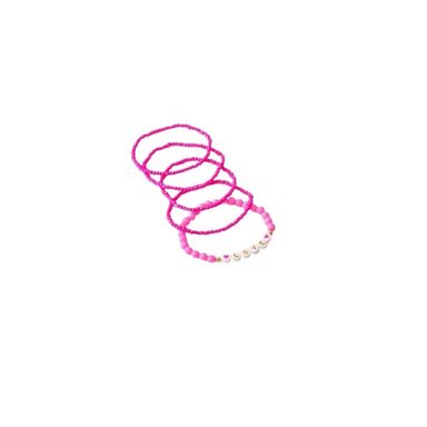 Set de pulseras miniso serie dopamine mini cuentas de colores 5 pzas -  Miniso