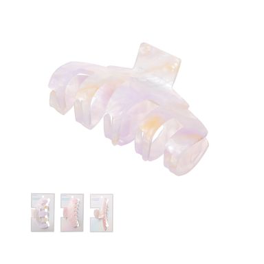 Pinza para cabello miniso texturizada rosa -  Miniso