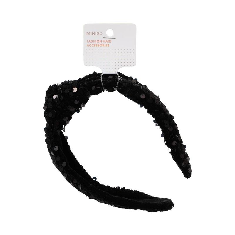 Vincha-de-moda-miniso-serie-dark-nudo-lentejuelas-Miniso-1-25691