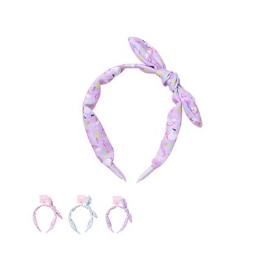 Diadema infantil miniso serie unicornio moño mix de colores -  Miniso