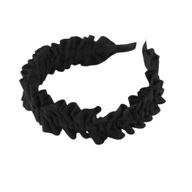 Vincha de moda miniso serie dark plisado negro -  Miniso
