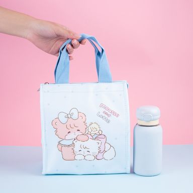 Lonchera serie mikko mousse y latte azul -  Mikko