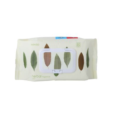 Toallas húmedas con fragancia herbal 80 hojas -  Miniso