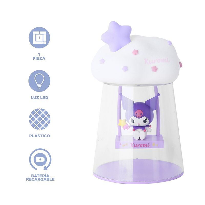 L-mpara-de-noche-led-dreammaker-series-kuromi-Sanrio-5-25263
