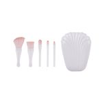Caja-de-almacenamiento-con-forma-de-concha-juego-de-brochas-de-maquillaje-con-espejo-blanco-Miniso-1-25578