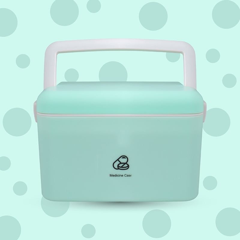 Organizador-de-plastico-para-medicina-de-dos-capas-azul-Miniso-2-7808