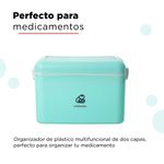 Organizador-de-plastico-para-medicina-de-dos-capas-azul-Miniso-3-7808