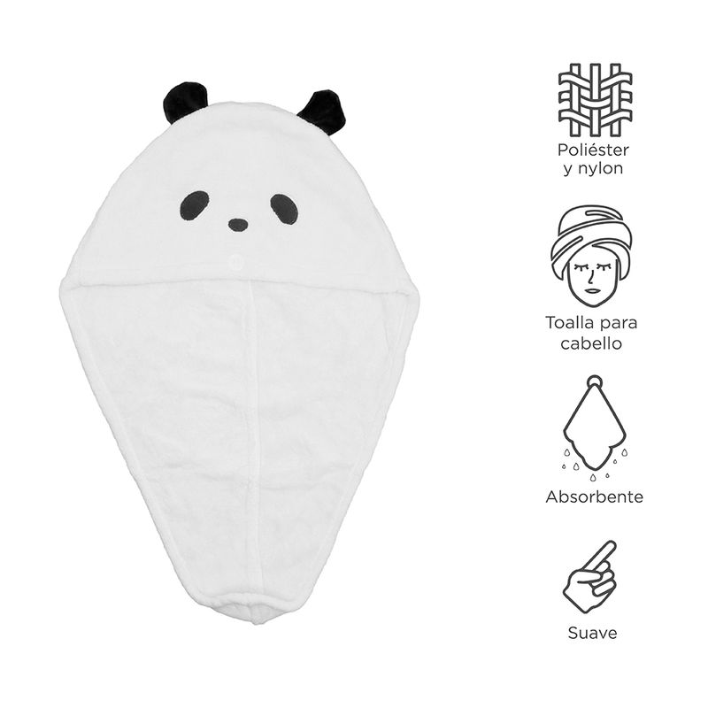Toalla-para-cabello-tipo-gorra-panda-Miniso-3-3617