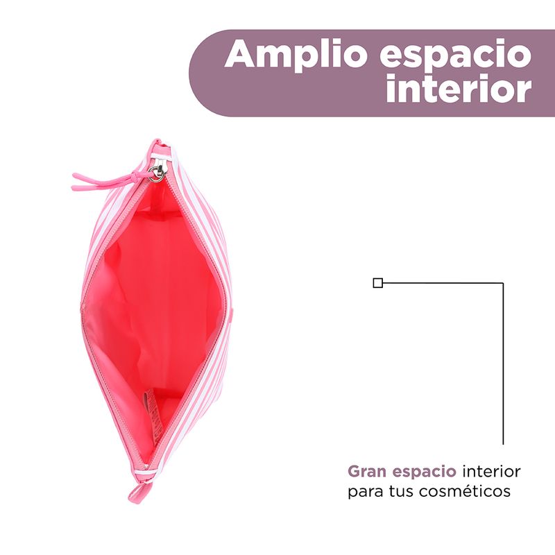 Cosmetiquera-miniso-forma-trapecio-serie-rayas-rosa-Miniso-5-25871