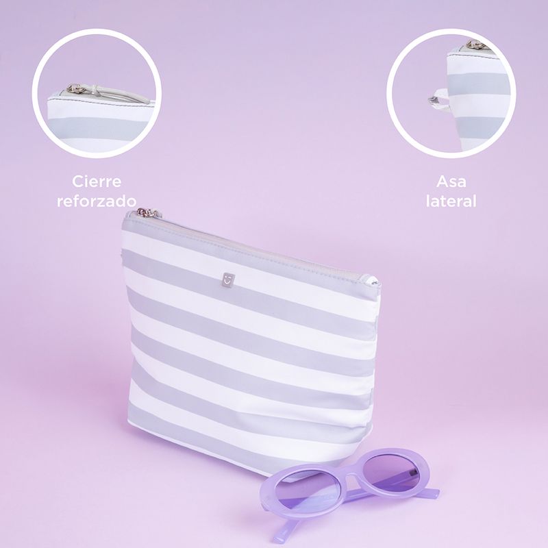 Cosmetiquera-miniso-forma-trapecio-serie-rayas-gris-Miniso-6-25872