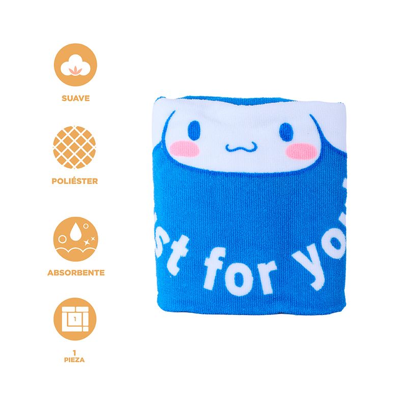 Toalla-infantil-con-capucha-para-ba-o-sanrio-cinamoroll-55cm-x-55cm-azul-Sanrio-3-25918