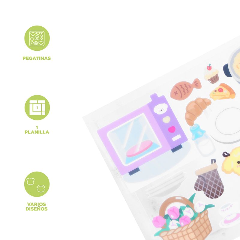Stickers-casa-de-ensue-o-libro-3d-de-gelatina-cocina-serie-miniso-Miniso-3-25936