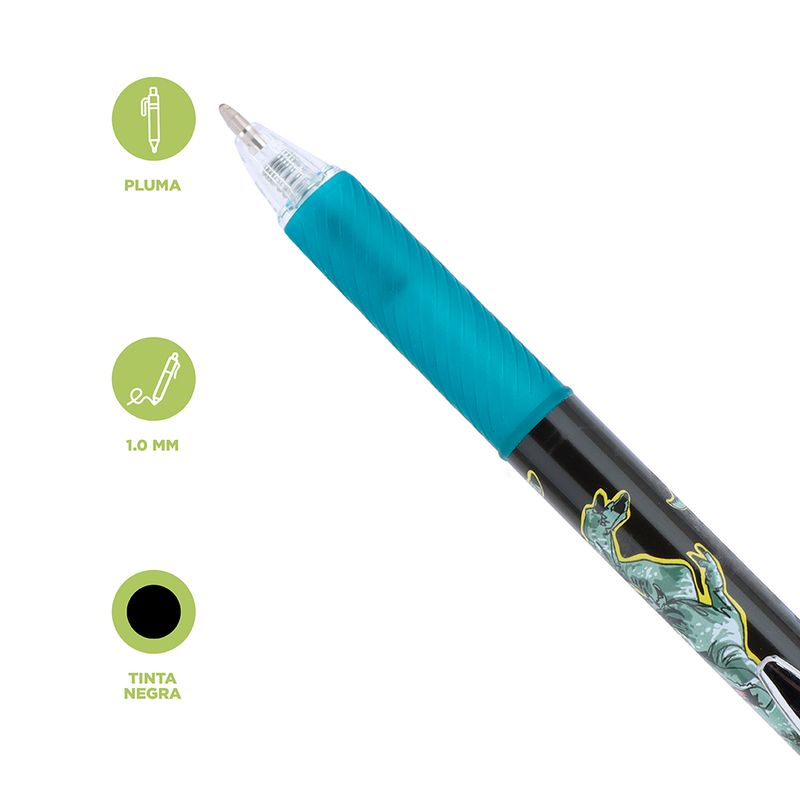 Lapicero-1-0mm-negro-verde-serie-dinosaurios-Miniso-3-25972