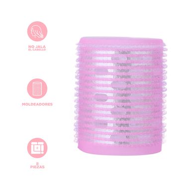 Rizadores velcro para pelo 8 piezas -  Miniso