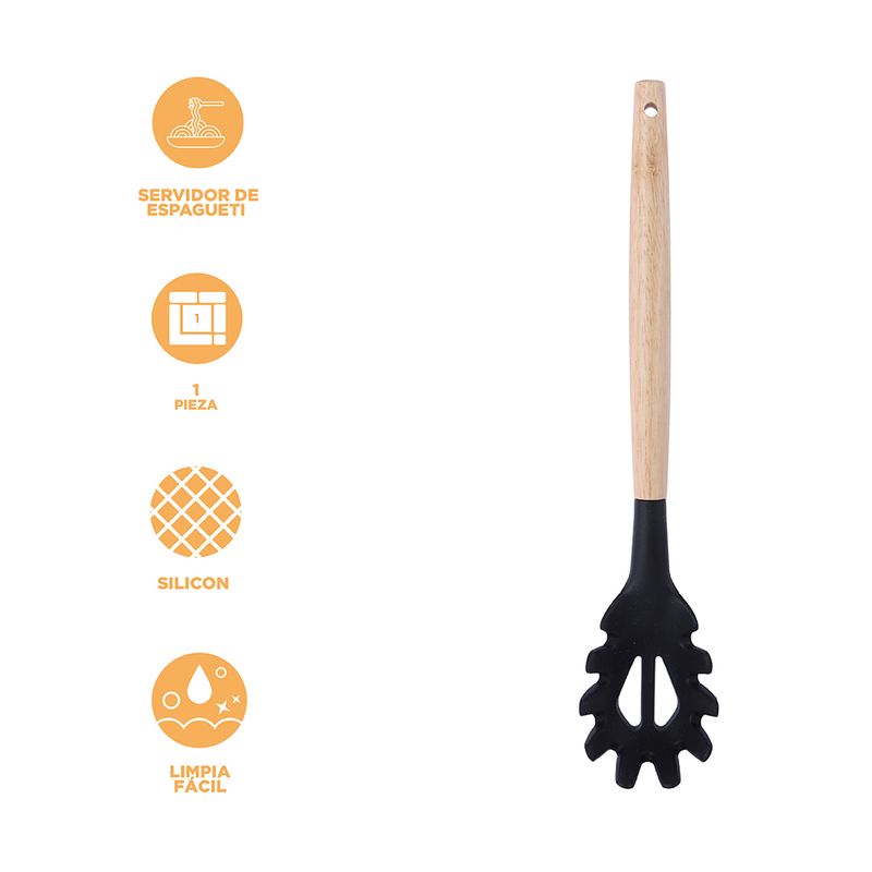 Utensilio-de-cocina-servidor-de-spaghetti-silicona-gris-serie-miniso-Miniso-4-26011