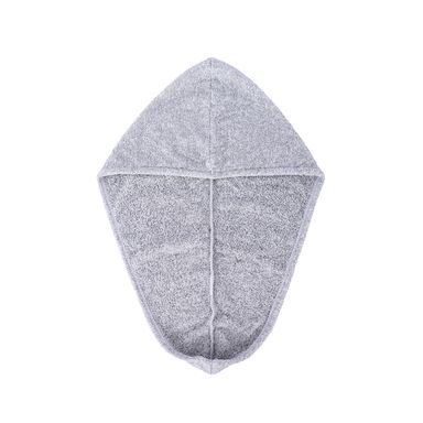 Toalla para cabello material ecológico carbón de bambú gris -  Miniso