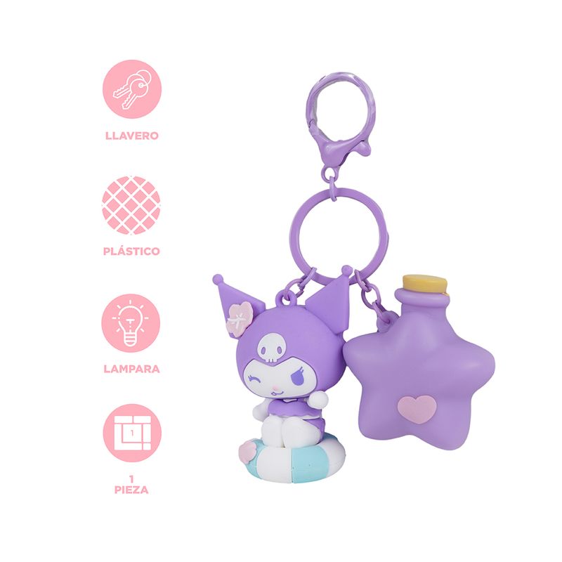 Colgante-luminoso-kuromi-beach-series-Sanrio-3-26188