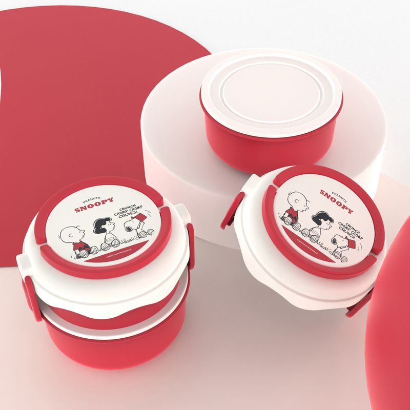 Contenedor-para-alimentos-fiambrera-redonda-de-doble-capa-snoopy-collection-1100-ml-carmes-Snoopy-2-21648