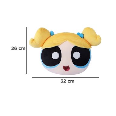 Cojín con forma de cabeza burbuja serie the powerpuff girl  -  Las Chicas Superpoderosas