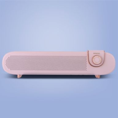 Parlante inalámbrico sonido stereo mod soundbar01 rosa -  Miniso