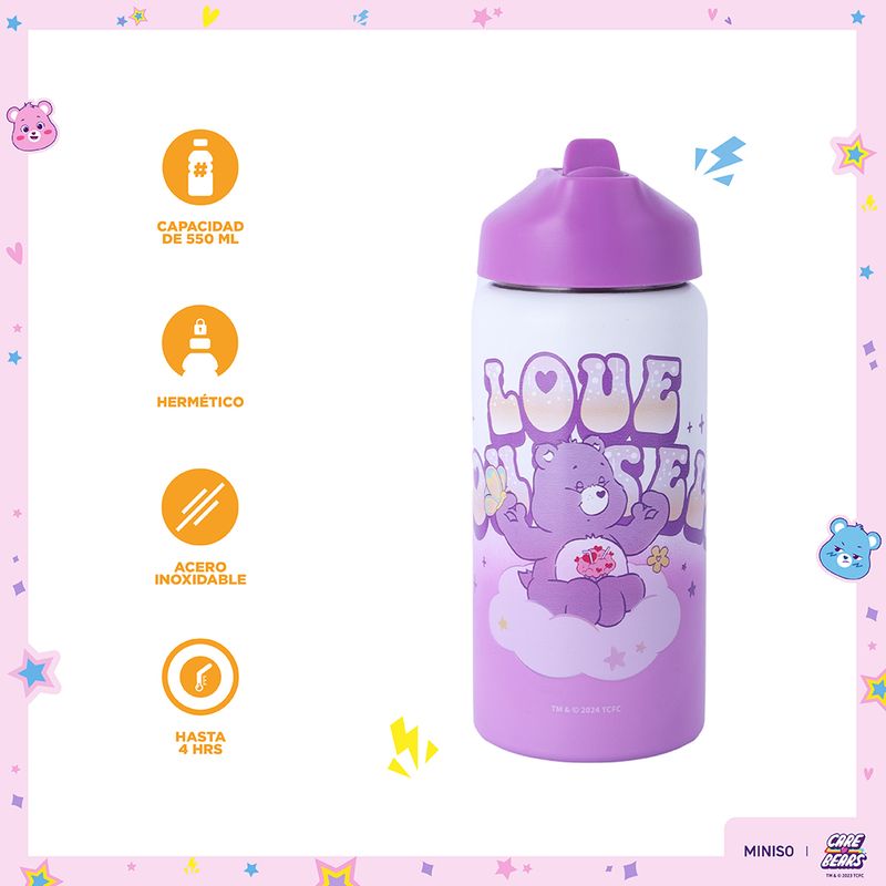 Vaso-de-acero-colecci-n-care-bears-con-asa-550-ml-p-rpura-Care-Bears-3-25210