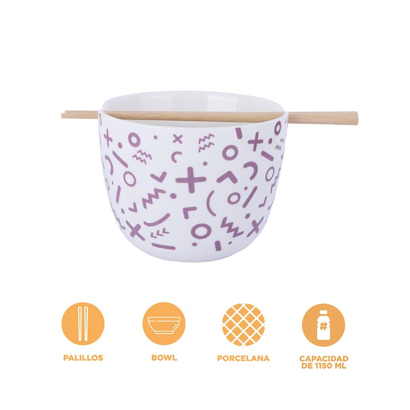 Taz-n-para-r-men-de-cer-mica-para-fideos-con-palillos-1150ml-morado-serie-miniso-Miniso-3-25391