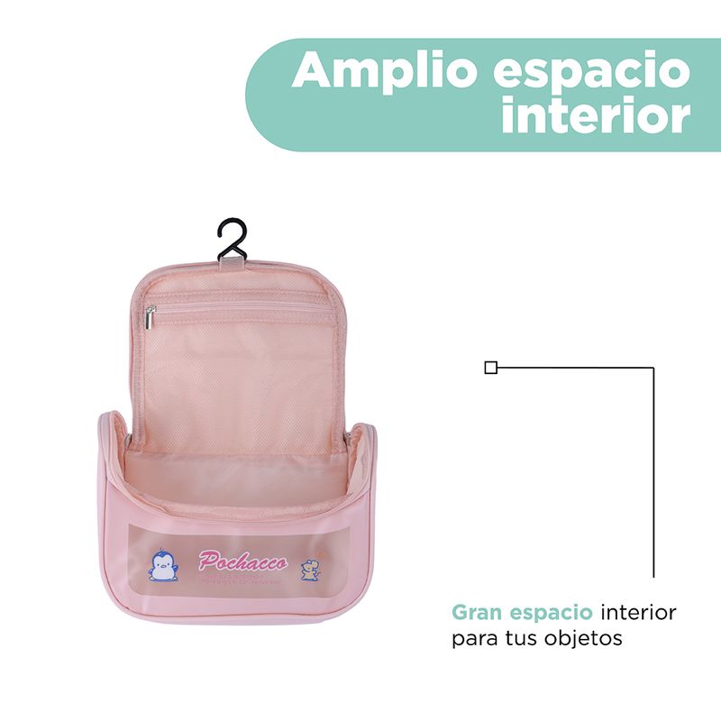 Neceser-de-viaje-con-gancho-pochacco-serie-sanrio-color-rosa-Sanrio-5-25959