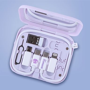 Organizador de multi cable de carga kuromi -  Sanrio