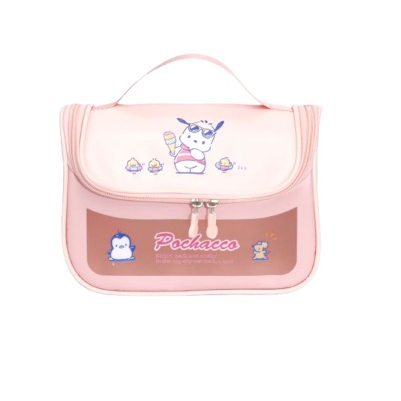 Neceser-de-viaje-con-gancho-pochacco-serie-sanrio-color-rosa-Sanrio-1-25959