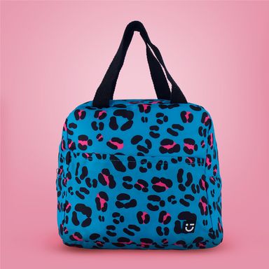 Lonchera miniso colección animal print azul -  Miniso
