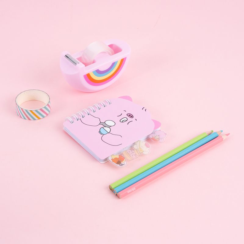 Libretas-y-cuadernos-a7-con-marcapaginas-con-alambre-piggy-zhen-zhen-70-hojas-serie-fuwa-fuwa-Miniso-3-19580
