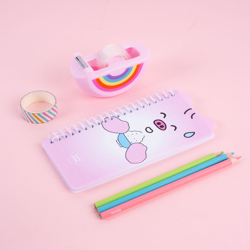Libretas-y-cuadernos-encuadernado-en-alambre-piggy-zhen-zhen-60-hojas-17-9cmx8-4cm-serie-fuwa-fuwa-Miniso-3-19578