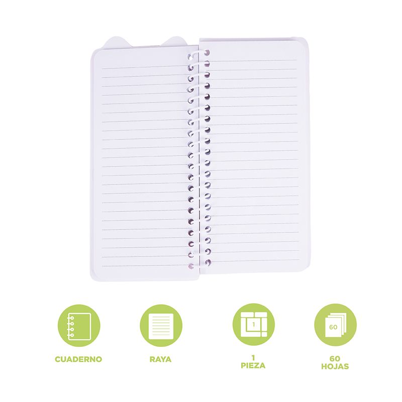 Libretas-y-cuadernos-encuadernado-en-alambre-piggy-zhen-zhen-60-hojas-17-9cmx8-4cm-serie-fuwa-fuwa-Miniso-4-19578
