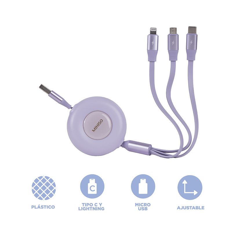 Cable-de-carga-master-series-3-en-1-morado-Miniso-3-25504