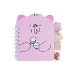 Libretas-y-cuadernos-a7-con-marcapaginas-con-alambre-piggy-zhen-zhen-70-hojas-serie-fuwa-fuwa-Miniso-1-19580