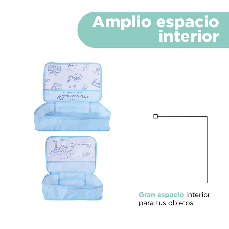 Organizador-de-viaje-para-guardar-ropa-2-piezas-cinnamoroll-serie-sanrio-color-azul-Sanrio-4-25403