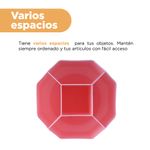 Organizador-de-pl-stico-portalapices-giratorio-de-5-compartimentos-mousse-serie-mikko-color-rosa-Mikko-5-25992