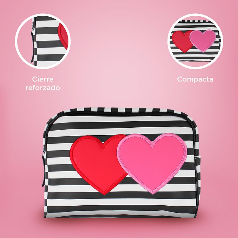 Cosmetiquera-miniso-rayas-con-corazones-Miniso-5-25646