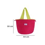 Organizador-para-viaje-bolso-de-compras-plegable-de-moda-rosa-Miniso-6-26234