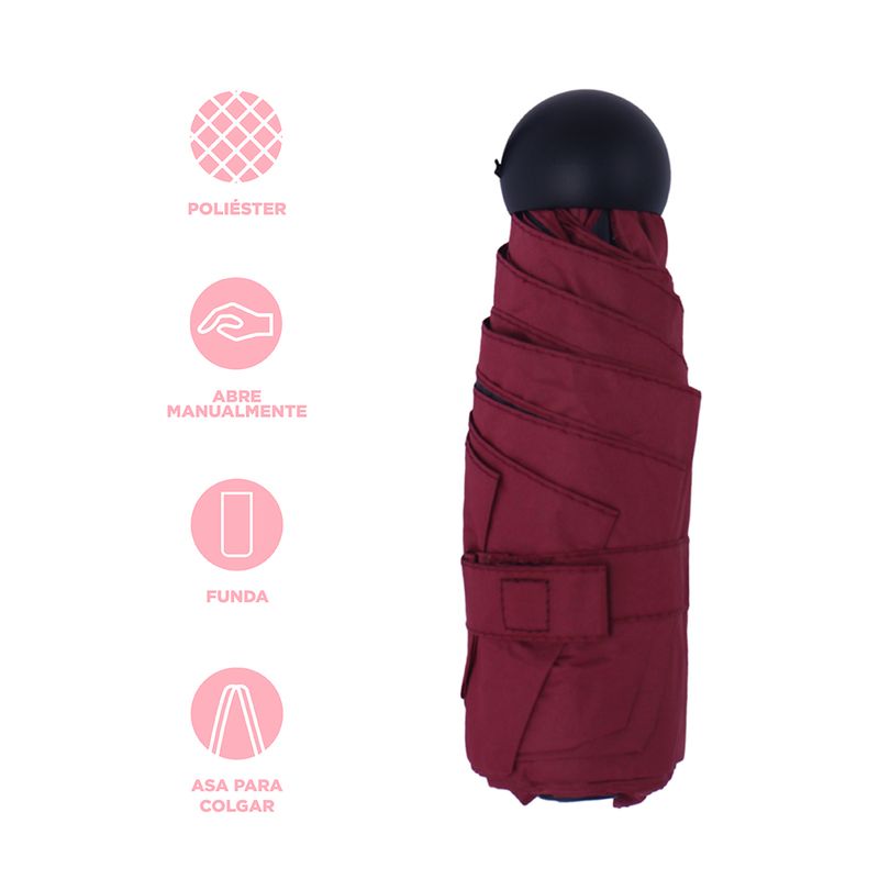 Paraguas-plegable-estampado-de-cuadros-100-poli-ster-negro-53-5-cm-autom-tico-Miniso-3-25660
