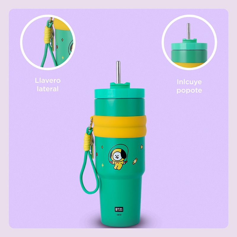 Tomatodo-colecci-n-bt21-de-doble-pared-con-funda-y-sorbete-900-ml-chimmy-verde-BT21-5-26317
