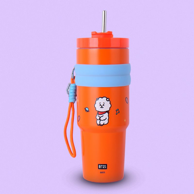 Tomatodo-de-acero-de-doble-pared-colecci-n-bt21-con-funda-y-pajita-900ml-rj-BT21-2-26318